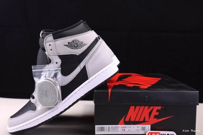 Kicked Out Shoe Store High Black Grey Light 555088-035 Jordan 1 White Smoke Retro Air 0712